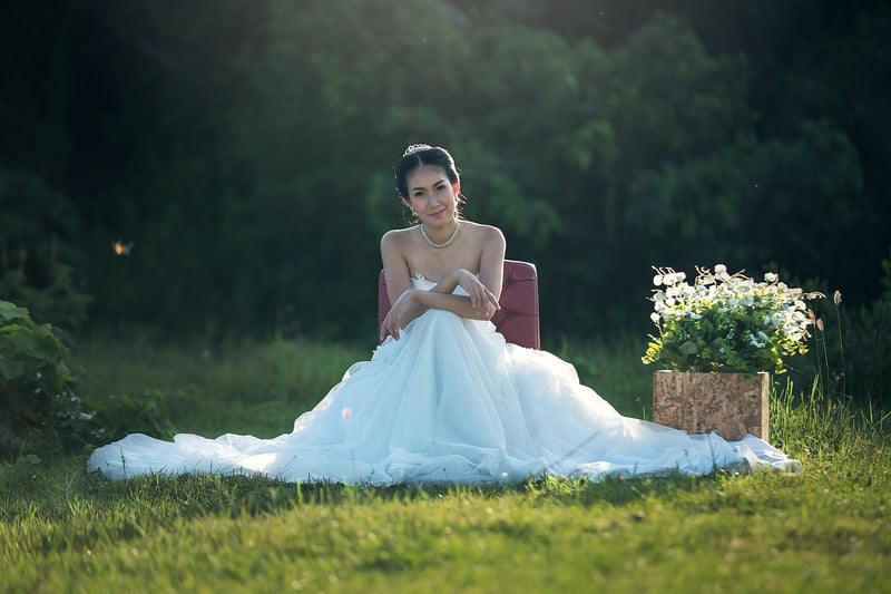 Regal Satin Ball Gown